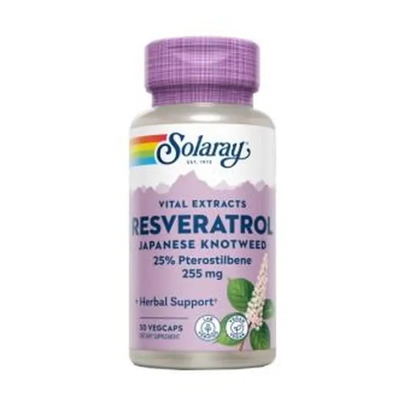 Solaray Super Resveratrol 250Mg. 30 Cápsulas 