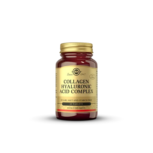 Solgar Hyaluronic Acid Complex with Collagen, 30 Comprimidos