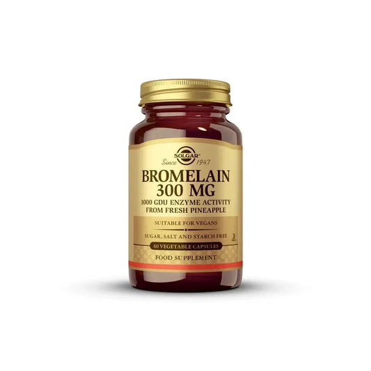 Solgar Bromelaína 300 mg. 60 cápsulas