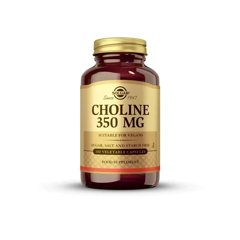 Solgar Choline 350 mg. 100 cápsulas vegetais