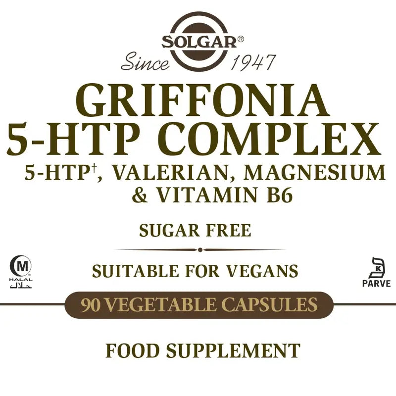 Solgar Griffonia 5-Htp Complex , 90 cápsulas