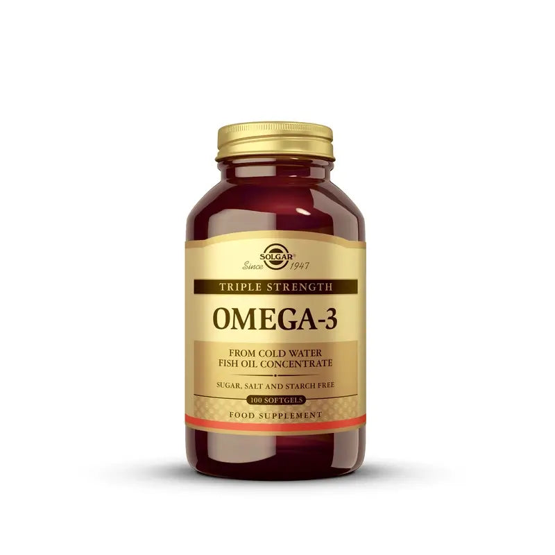 Solgar Omega3 Concentração Tripla, 100 cápsulas moles