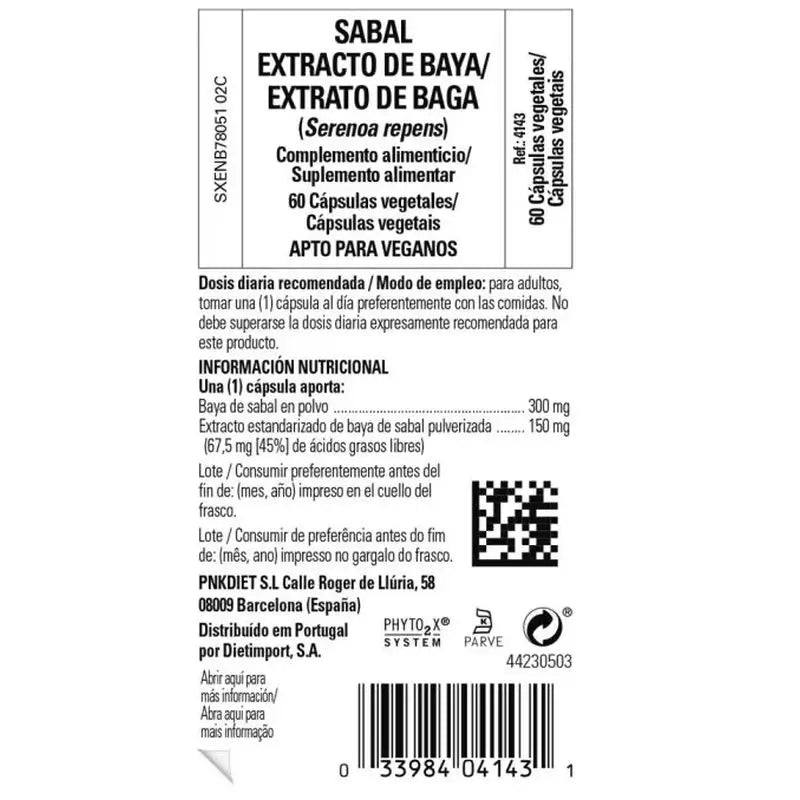 Solgar SPF Sabal 60 cápsulas vegetais