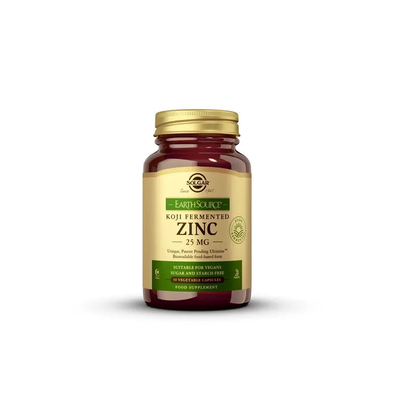 Solgar Earth Source Koji Zinc 25Mg. 30 Cápsulasveg