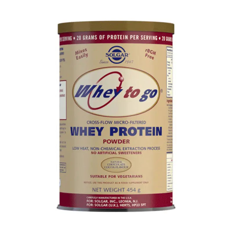 Solgar Whey To Go Proteína Suero (454 gr.) - Chocolate