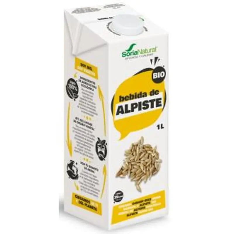 Soria Natural Bebida Vegetal De Alpiste 1Lt 6Uds. 