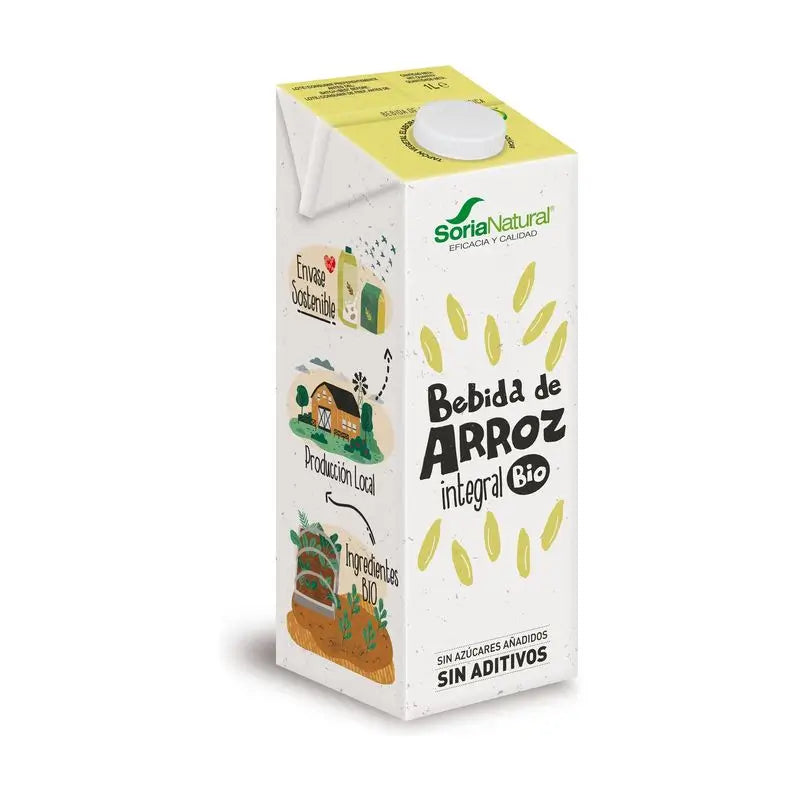 Soria Natural Rice Vegetable Drink 1Lt 6Pcs. Bio Sg Vegan