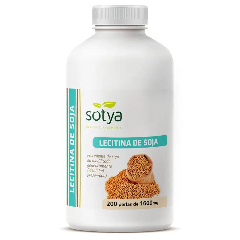 Sotya Lecitina 1600 Mg, 200 Perlas      