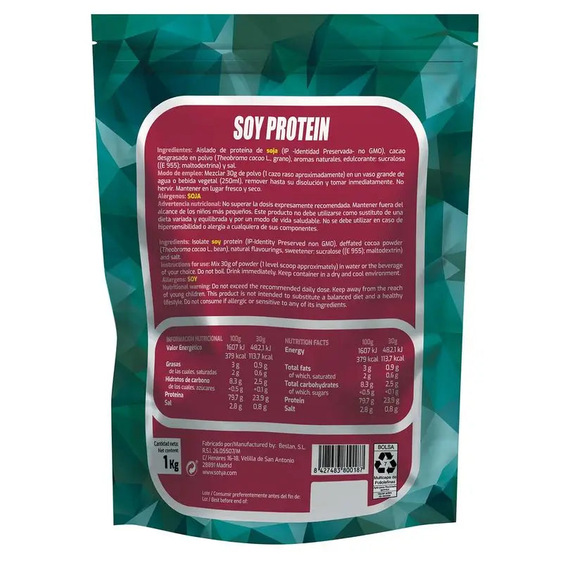 Sotya Proteínas de Soja Chocolate 1Kg.