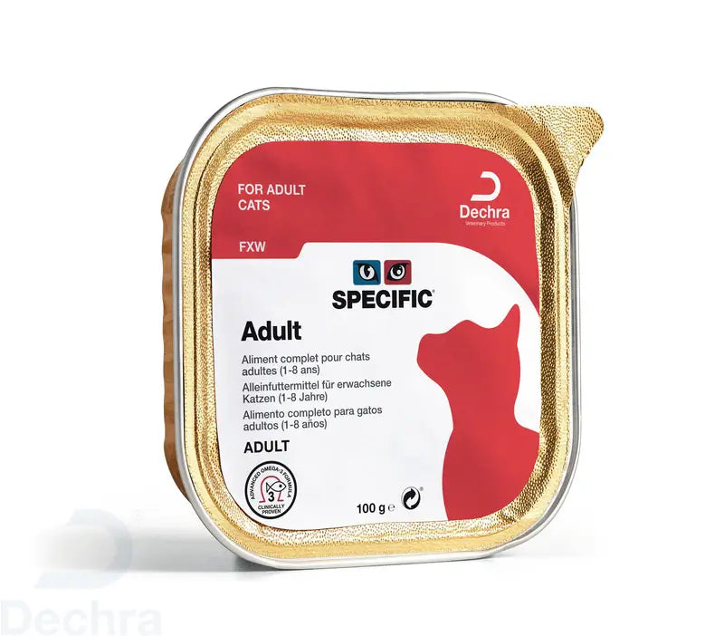 Specific Feline Adult Fxw Caja, 7X100 gr, comida húmeda para gatos