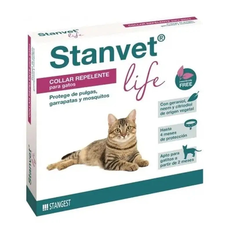 STANVET VIDA COLAR REPELENTE GATOS GATOS 37 CM