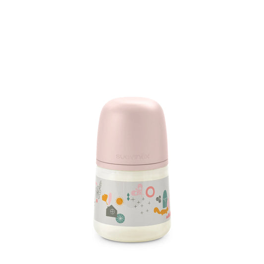 Suavinex Biberón De 150 Ml, Bebés +0 Meses. Cor-de-rosa, 1 unidades