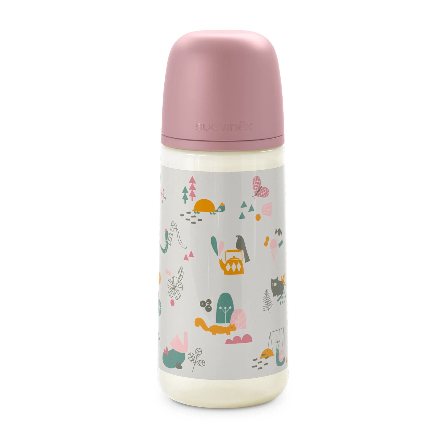 Suavinex Biberão De 360 Ml, Bebés +6 Meses. Cor-de-rosa, 1 unidades