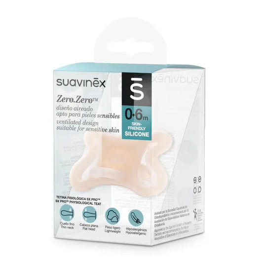 Suavinex Chupete Zero-Zero 0-6M, 1 unidad