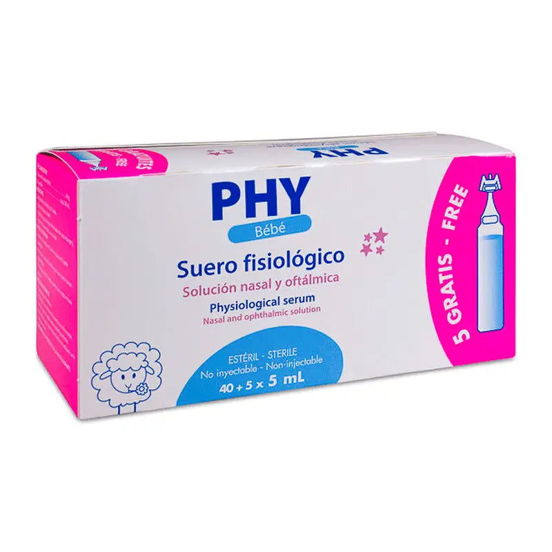 PHY Bebé Suero Fisiológico 40+5 Monodosis