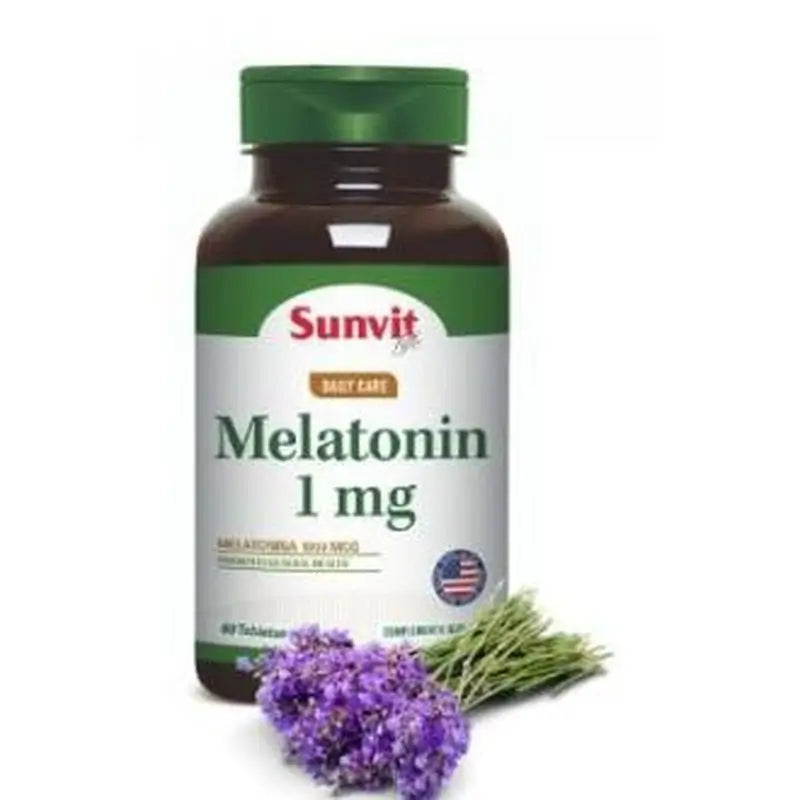 Sunvit Life Melatonina 1Mg. 60 Comprimidos 