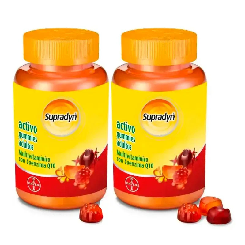 Supradyn Active Gummies Adult Pack 2 x 70 rebuçados mastigáveis
