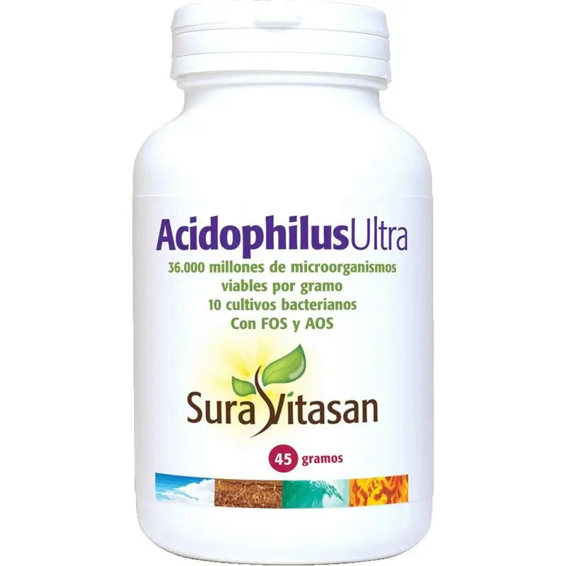 Sura Vitasan Acidophilus Ultra Polvo , 45 gr