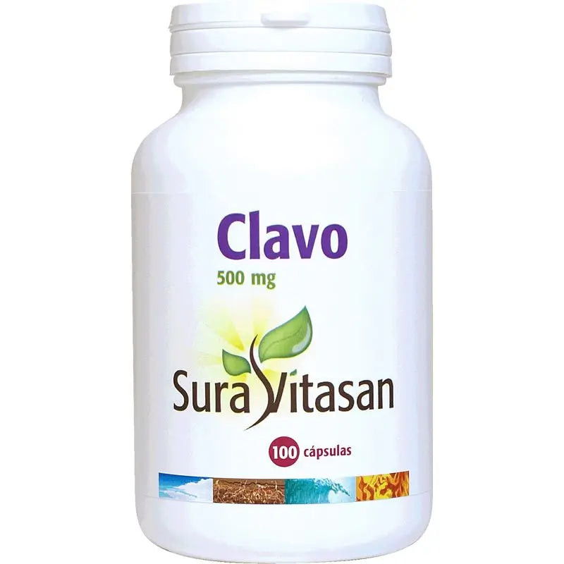 Sura Vitasan Clavo 500 Mg , 100 cápsulas de 500 mg