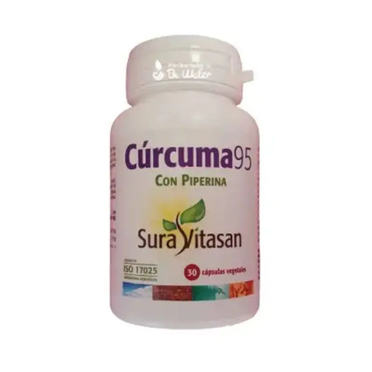 Sura Vitasan Curcuma 95%Std com Piperina , 30 cápsulas