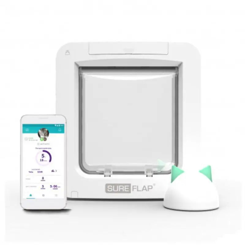 Sure PetCare SureFlap- Portão para animais de estimação com Microchip Connect + Hub