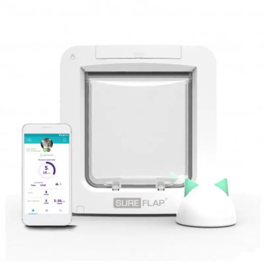 Sure PetCare SureFlap- Portão para animais de estimação com Microchip Connect + Hub