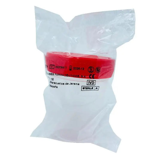 Surgicalmed Enfa 120 Ml Recipiente coletor de urina - Vermelho (sem código de barras), 1 unidade