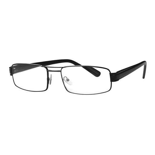 Surgicalmed Euro Optics Óculos de Leitura para Presbiopia Cima (Preto e Preto Templos) (+1.50) Preto e Preto Templos, 1 peça