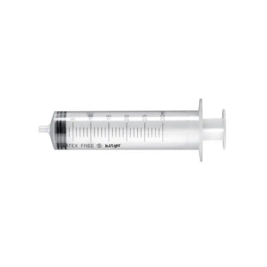 Surgicalmed Rays Disposable Syringes 10 Ml Three Body Central Luer Cone Needle Free Inj/Light Syringes - Caixa de 100 unidades, 100 unidades.