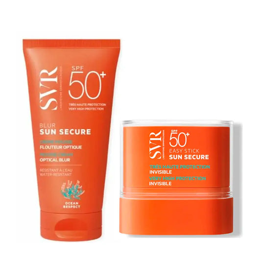 Svr Pack Sun Secure Blur Spf50+ Sem Perfume 50 Ml + Sun Secure Easy Stick Spf 50+ 10 Gr