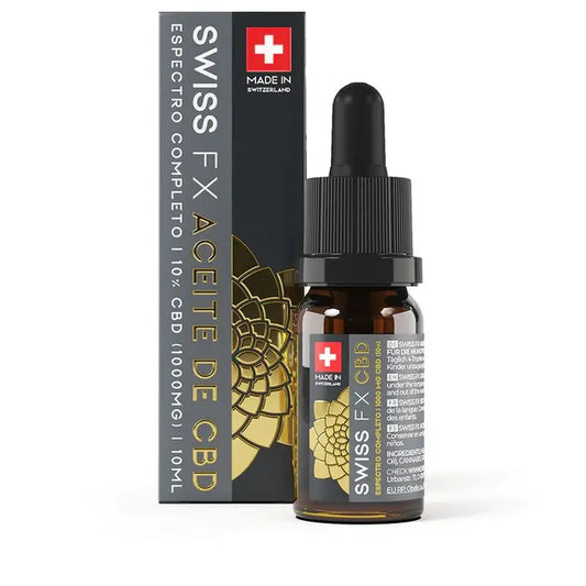 Swiss Fx Cbd Oil 10% espetro total, 10 ml