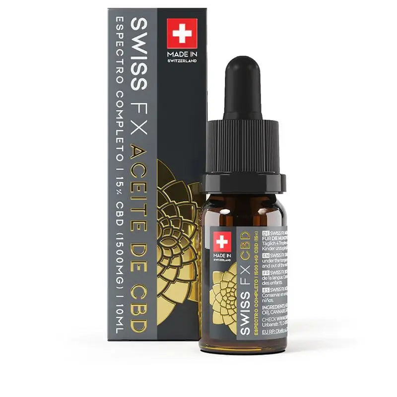 Swiss Fx Cbd Oil 15% espetro total, 10 ml