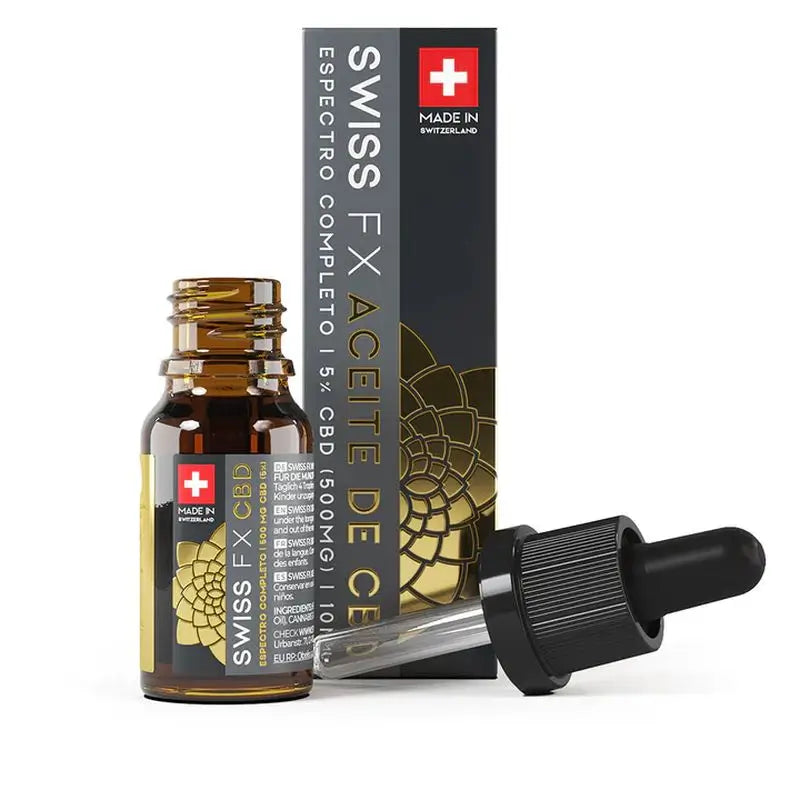 Swiss Fx Cbd Oil 5% espetro total, 10 ml