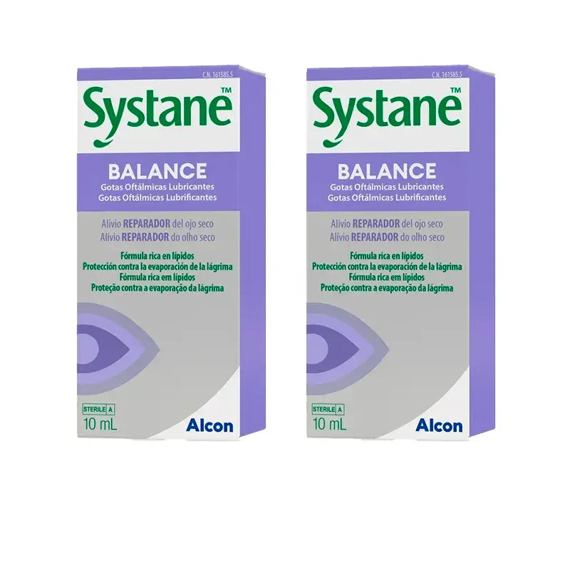 Systane 2 X Systane Balance Eye Drops 10 Ml