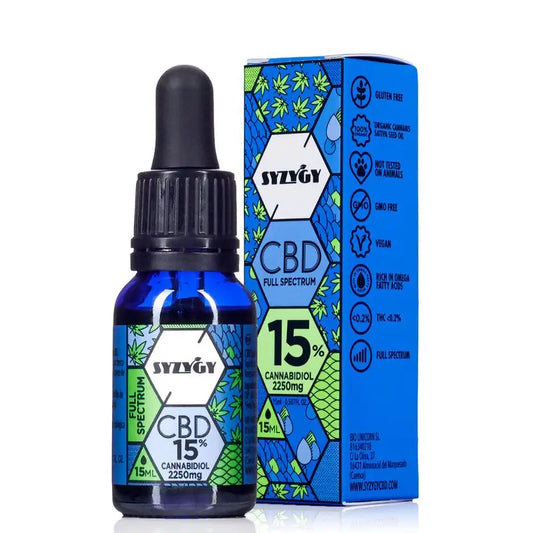 Syzygy Aceite Auténtico Cbd Oil 15% Full Spectrum , 15 ml