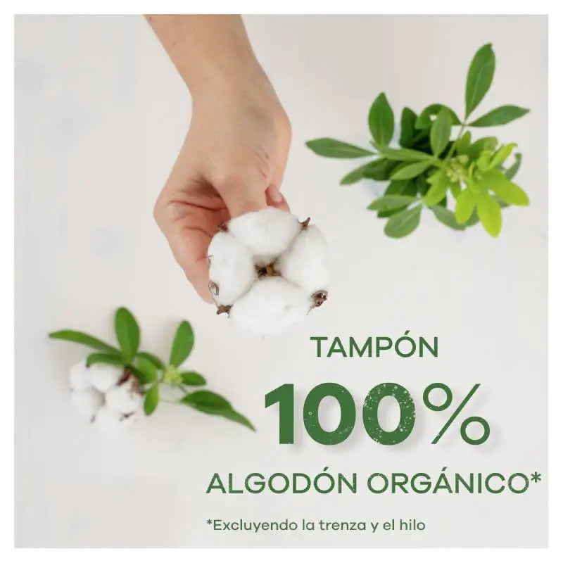 TAMPAX Cotton Protection Super Tampones con Aplicador 16 unidades