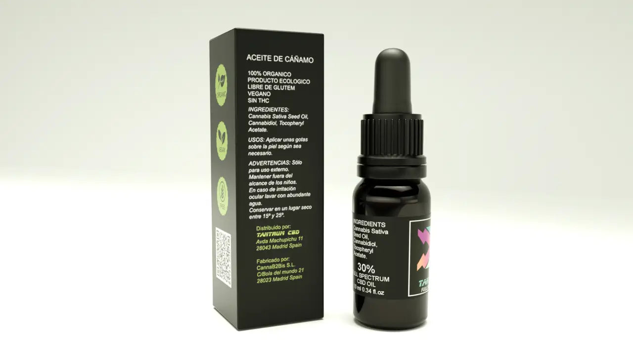 Tantrum Óleo CBD de espectro total 30% Hso, 10 ml