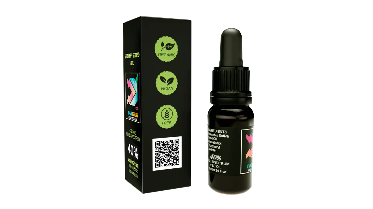 Tantrum Óleo CBD de espectro total 40% Mct , 10 ml