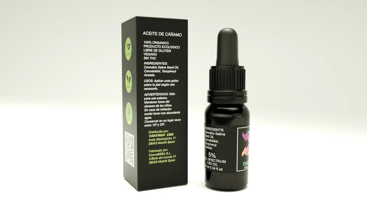 Tantrum CBD Oil Full Spectrum 5% Hso, 10 ml