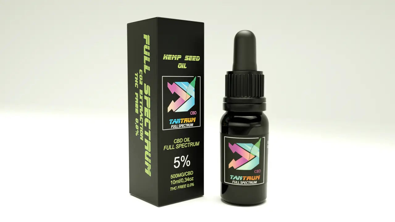 Tantrum CBD Oil Full Spectrum 5% Hso, 10 ml