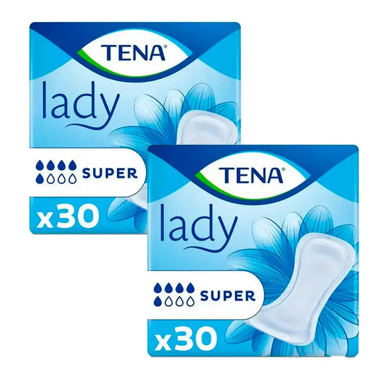 Tena Pack Lady Super, 2 X 30 unidades