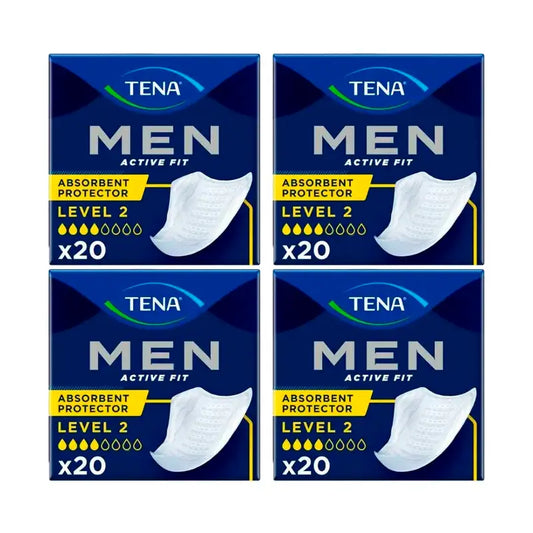 Tena Pack Men Nível 2, 4 X 20 unidades