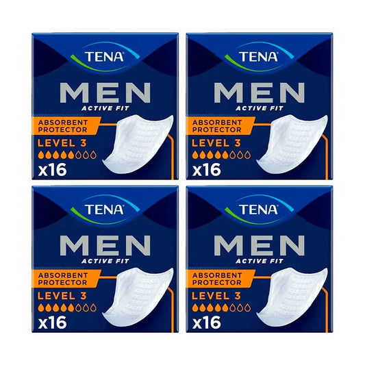 Tena Men Level 3, Pack 4x16 Unidades