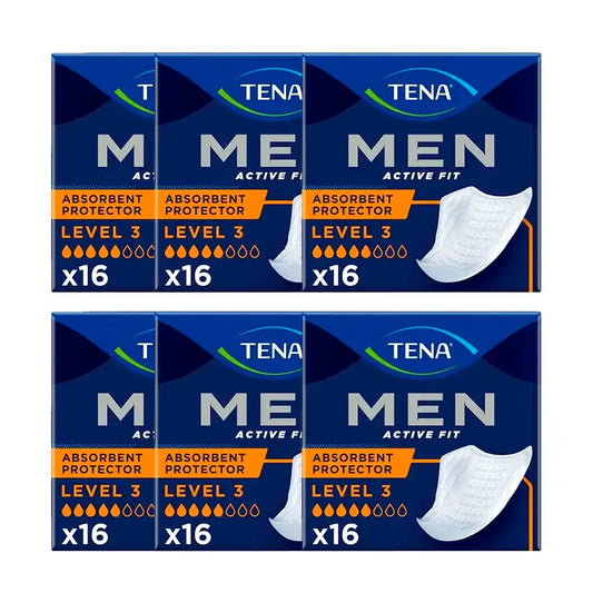 Tena Men Level 3, Pack 6x16 Unidades