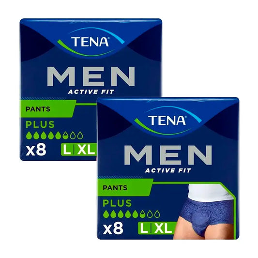 Tena Pack Men Pants Active Large, 2 X 8 unidades.