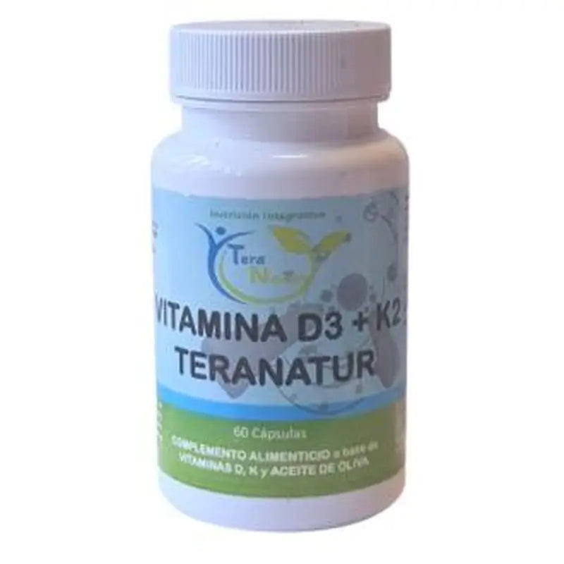 Teranatur Vitamina D3+K2 60 Cápsulas 