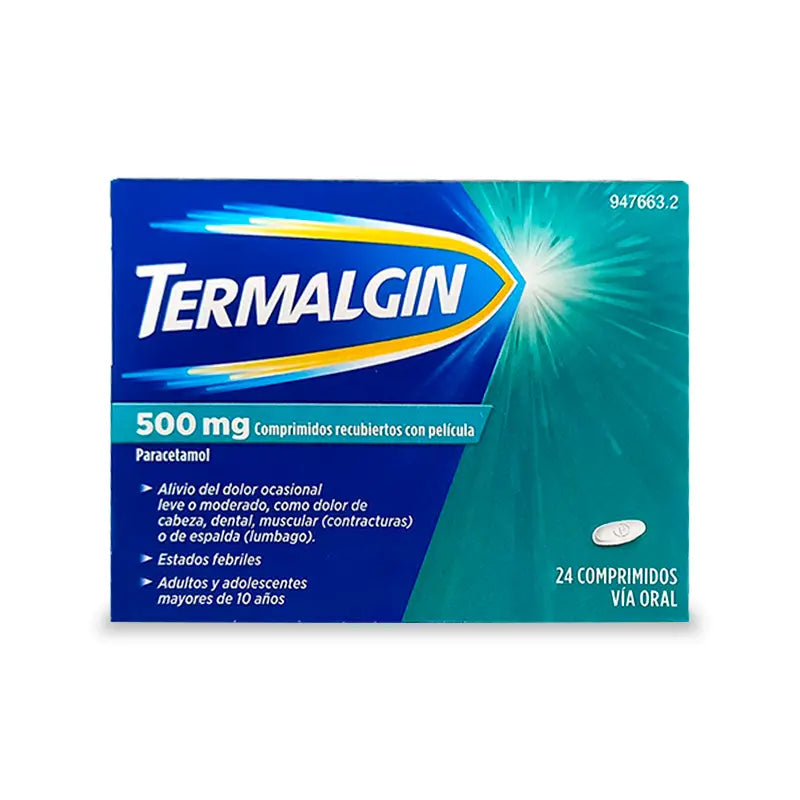 Termalgin , 500 mg 24 comprimidos revestidos