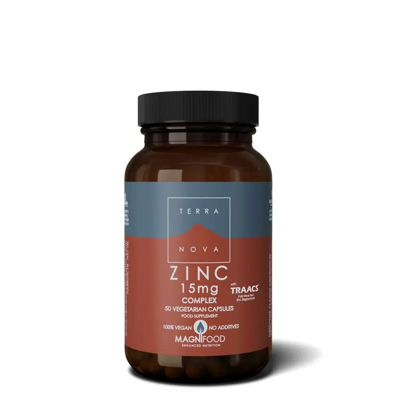 Terranova Zinc Complex , 50 cápsulas de 15 mg