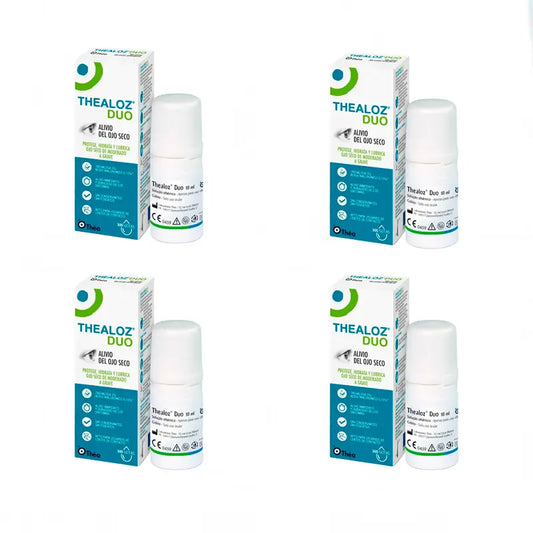 Thealoz Duo Eye Drops Pack, 4 x 10 Ml