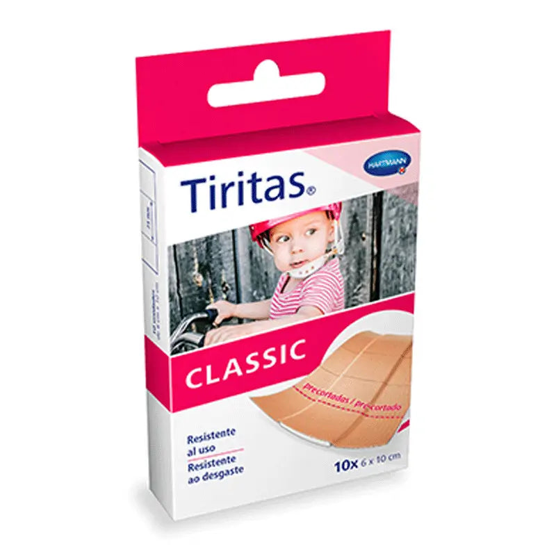 Tiritas Classic 6X10 cm Precortadas 10 unidades